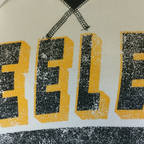 [GIII4her] Steelers embroidered 3/4 sleeve hoodie - Picture 3 of 7